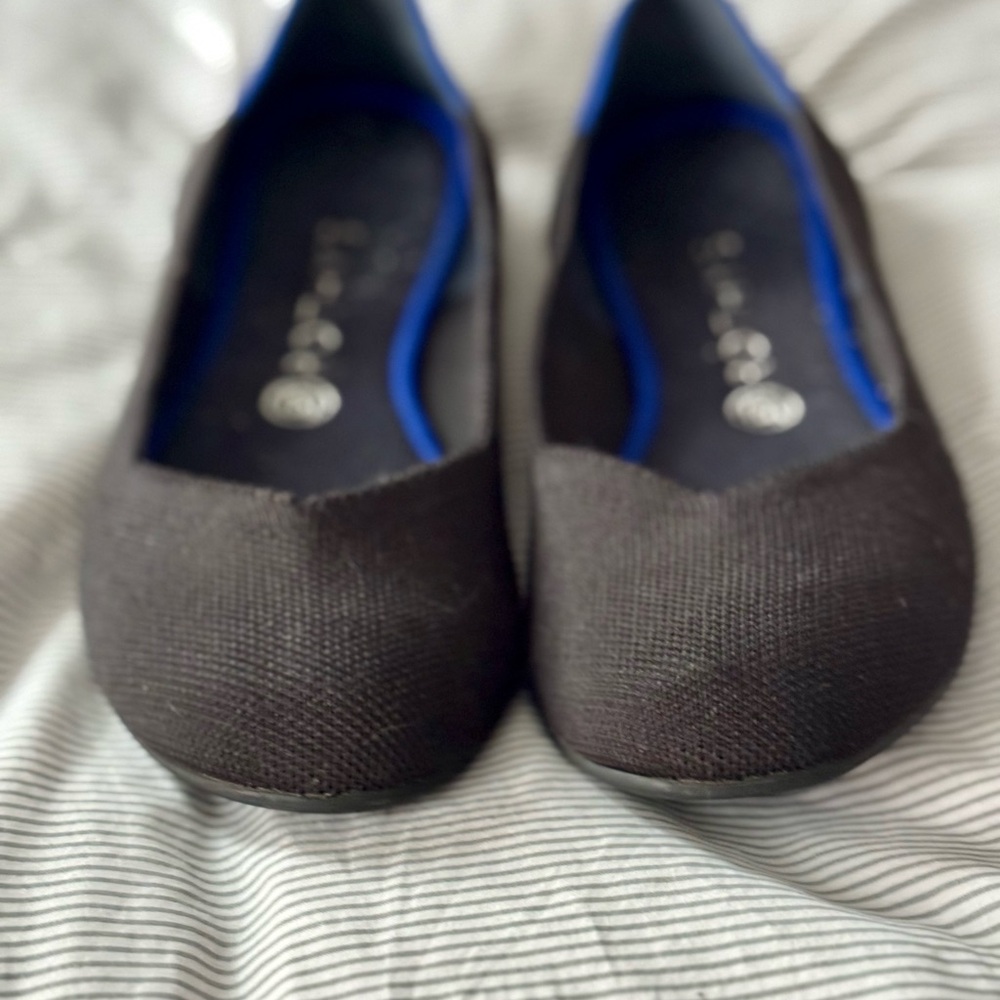 Rothy's Black Ballet Flats 10 - Picture 3 of 9